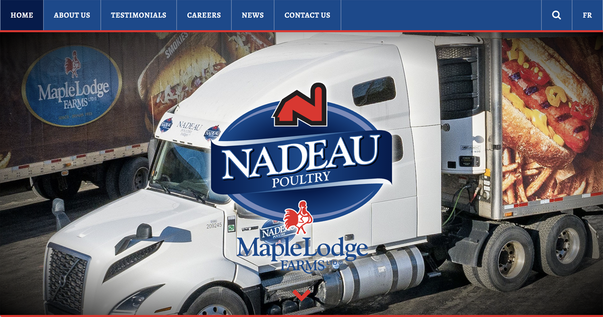 Official launch of the new Nadeau Poultry Farm Ltd. website
